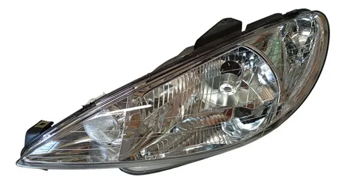 Farol Lado Esquerdo  Peugeot 2003/08 Cromado  26406