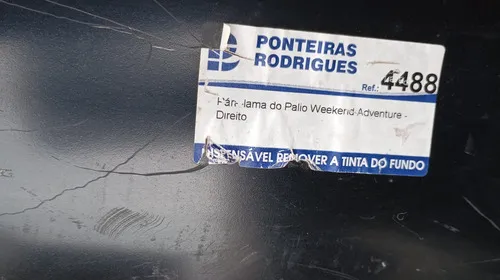 Paralama Palio Siena Weekend 1996 Á 2000 1° Geração 26847