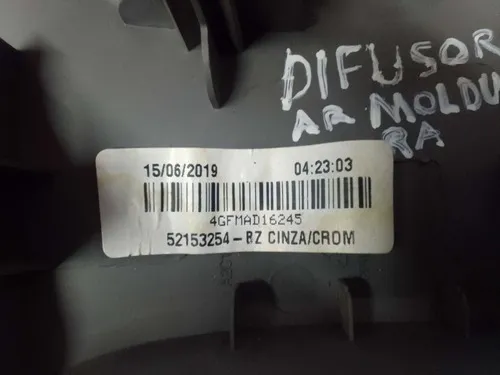 Difusor Ar Com Moldura Gm Onix Prisma  2013/19 20319