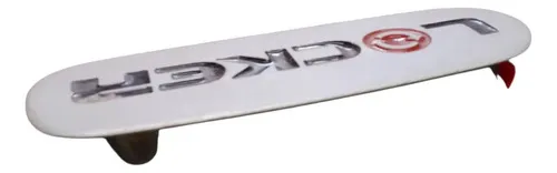 Emblema Traseiro Locker Fiat Strada Adventure 30747 Cinza