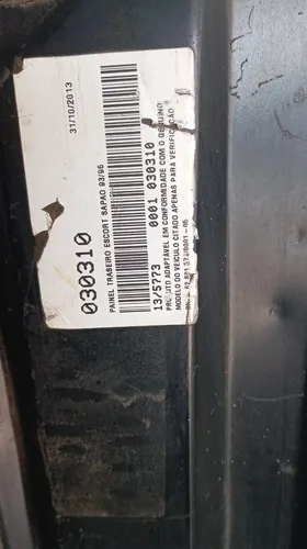 Painel Traseiro Escort 1993 94 95 1996 26978