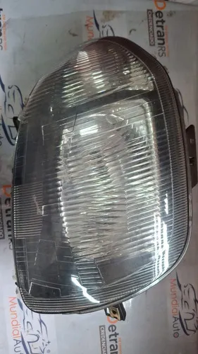 Farol Renault Clio  99/02  Máscara Negra Foco Simples