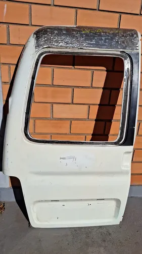 Tampa Porta Tras Esquerda Peugeot Partner Berlingo 99/20 Traseira Esquerda Branca