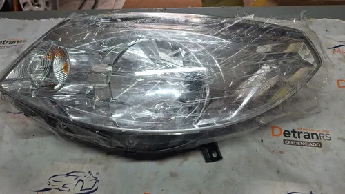 Farol Principal Sandero 12 13 14 Ld Cromado