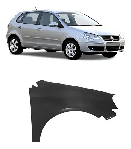 Paralama Diant Direito Polo 2007/ 13 S/ Furo Pisca 26855