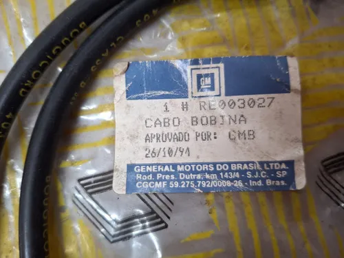 Cabo Bobina Renault Traffic 2.2 96 Gasolina 7702221950 29522 Preta
