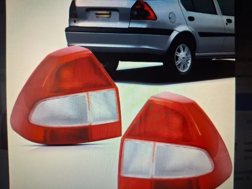 Lanterna Fiesta Sedan 2000 / 2003 Bicolor