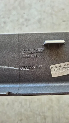 Friso Soleira L E Renault Duster 2012 /15 Original 26936 - Prateado