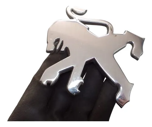 Emblema Tampa Traseira Peugeot 206/207 30721 Prateado