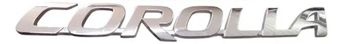 Emblema Traseiro Toyota Corolla 15/19 30702 Prateado