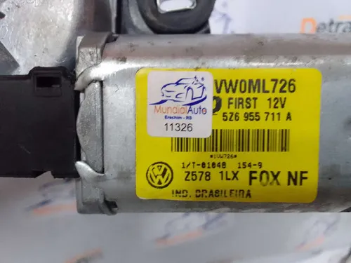 Motor Limpador Traseiro Gol Fox Polo G5 5z6955711a  11326