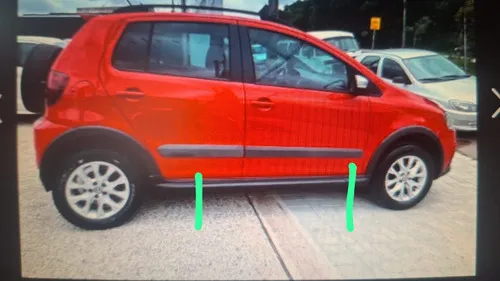 Spoiler Lateral Ld Crossfox 2011/2014 (aluminio )29455 Preto