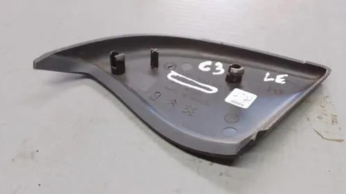 Moldura Interna Retrovisor Esquerdo C3 03/12 30084 Cinza-escuro