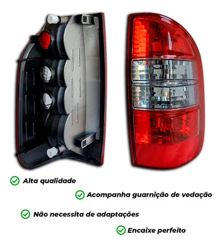 Lanterna L E  Chevrolet S10 2008 09 10 11 12 2013 Fumê 26413