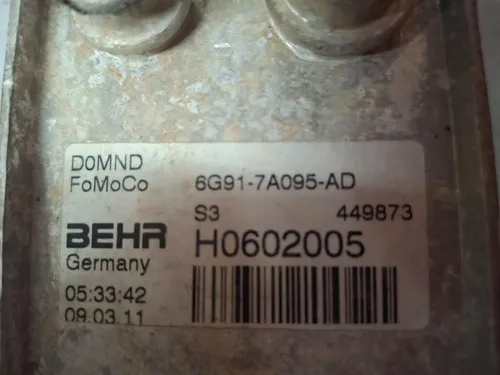 Trocador Calor Óleo Cambio Evoque Volvo Xc60 29420