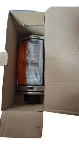 Lanterna Diant Mitsubishi L200 92/.. Ld Aro Cromado C Preto