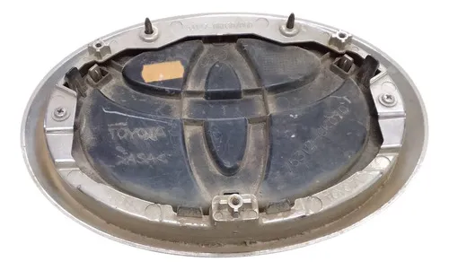 Emblema Grade Frontal Toyota Hillux 2016/2020 30735 Prateado