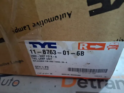 Lanterna Traseira Lado Dir. Tyc 11b763016b Ford Ka 02/07