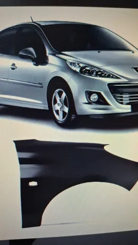 Paralama Lado Direito Peugeot 207 07/14 (com Bico)