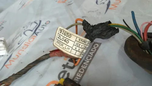 Chicote De Porta Traseira Esquerda Hyundai I30 2008/12 19066