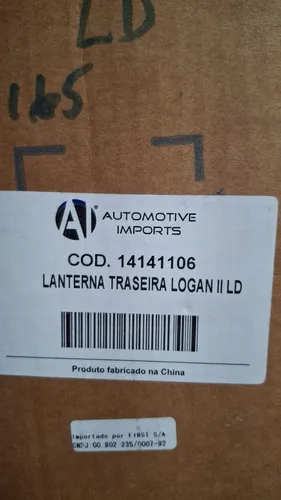 Lanterna Traseira Bicolor - Logan 11/ 13