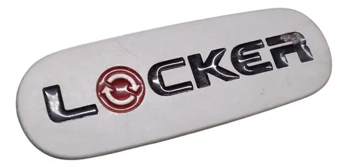 Emblema Traseiro Locker Fiat Strada Adventure 30747 Cinza