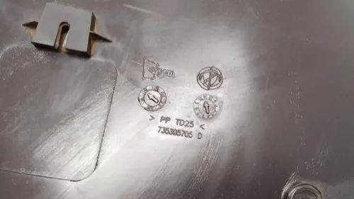 Acabamento Lateral Porta Traseira Direita Doblo 30203 - Preto