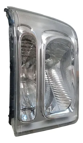 Farol F250 F350 F4000 06  11 F Simples Masc Cromada 26475