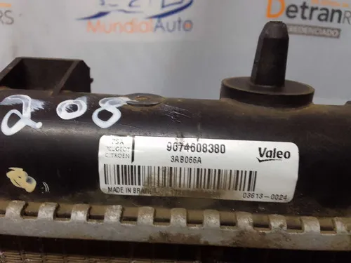 Radiador Água Motor Manual C3 Peugeot 208 9674608380  11463
