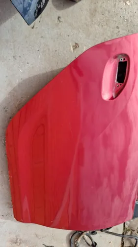 Porta Traseira Direita Sandero 2015 A 2020 Vermelha Perfeita