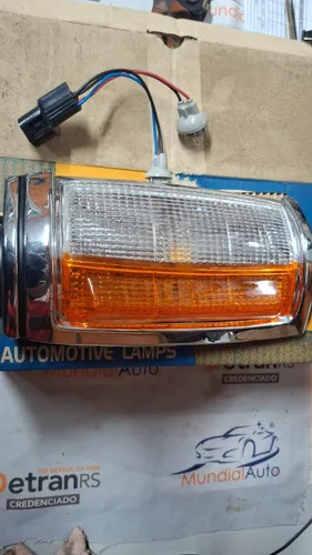 Lanterna Dianteira Mitsubishi L200 92/.. Le Aro Cromado