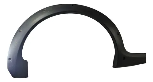 Moldura Para-lama Traseira Direita  Fiat Strada 04/... Preto