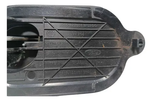 Maçaneta Interna Ford Fiesta T E 2003 A 2012 26943 Preto Traseira