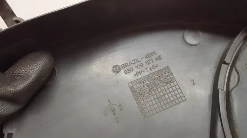 Capa Inferior Correia Dentada Gol Fox Voyage Polo 1.6 30197 - - Preto