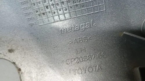 Capa Retrovisor Toyota Corolla 2009/12  Le  26247