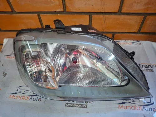 Farol Renault Logan 07/10 Masc. Cinza Direito