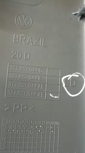 Forro Lateral T D Vw Gol G2 G3 G4 377867044 2 Pts 27196