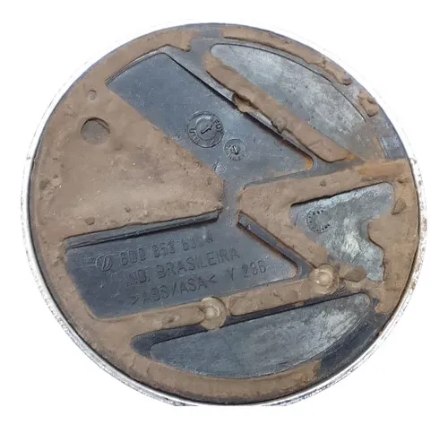 Emblema Tampa Traseira Gol Voyage Golf Polo Fox 99... 30723 Prateado