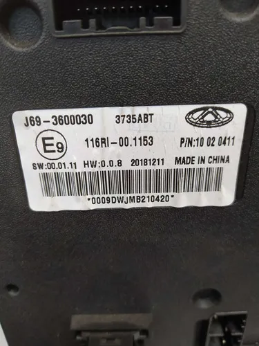 Módulo Conforto Chery Tiggo 2 1.5 J693600030 13465