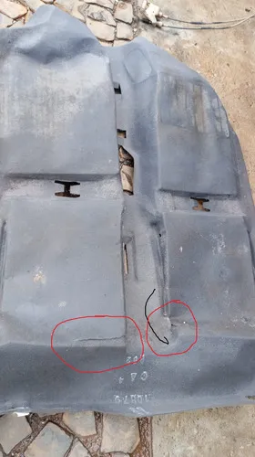 Carpete Interna Gol G4 2 Portas Detalhe 27152 Cinza