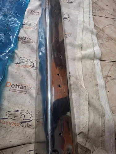 Parachoque Lamina Cromado Traseira Opala 85/87 Com Furo