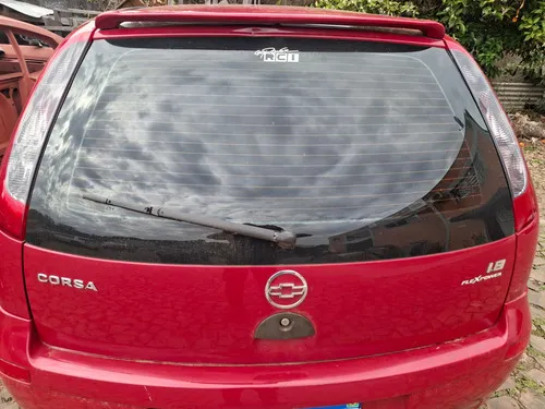 Tampa Traseira Gm Corsa Maxx Perfeita 29427 Preta