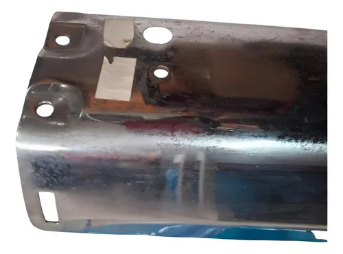Parachoque Lamina Cromado Traseira Opala 85/87 Com Furo