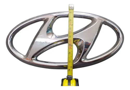 Emblema Dianteiro Hyundai (diversos) 6cm 30724 Prateado