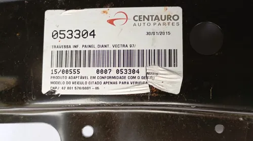 Travessa Inf Painel Diant Vectra 97 98 99 00 01 02 03 26967