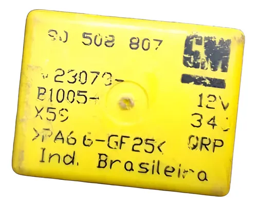 Relé Auxiliar Pisca Alerta Astra Corsa Vectra 99/11 30509 Amarelo