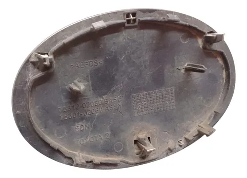 Emblema Grade Dianteira Toyota Corolla 2009/2014 30728 Preto/cromado