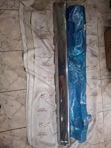Parachoque Lamina Cromado Traseira Opala 85/87 Com Furo