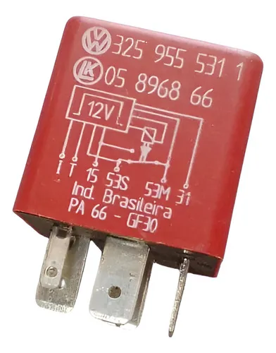 Rele Limpador Parabrisa Gol Santana Saveiro Parati 30506 12v