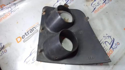 Moldura Farol Milha Le Palio Strada 2004 A 2012  24907 Preto Esquerdo